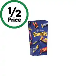 Woolworths Cadbury Favourites offer