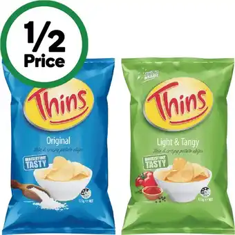 Woolworths Thins Chips offer
