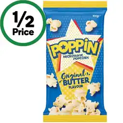 Woolworths Poppin Microwave Popcorn offer