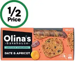 Woolworths Olinas Bakehouse Artisan Crackers offer