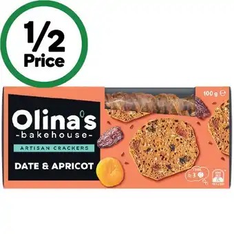 Woolworths Olinas Bakehouse Artisan Crackers offer
