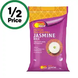 Woolworths Sunrice premium thai jasmine rice offer