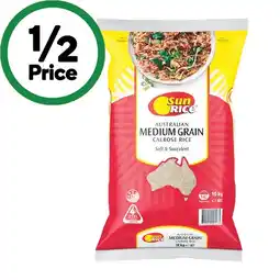 Woolworths SunRice White Medium Grain Rice offer