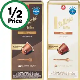 Woolworths Vittoria Coffee Capsules offer