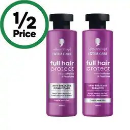Woolworths Schwarzkopf Extra Care Full Hair Protect Anti Breakage Shampoo or Conditioner offer