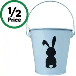 Woolworths Easter Metal Pail Assorted offer