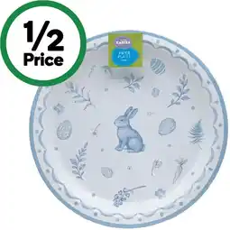 Woolworths Easter Paper Plates offer