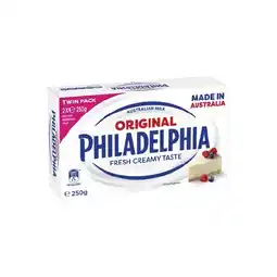 Woolworths Philadelphia Original Cream Cheese Twin Block offer