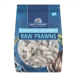Woolworths Just Caught Raw Prawns Peeled & Deveined – From the Seafood Freezer offer