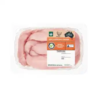 Woolworths Australian fresh rspca approved chicken tenderloins offer