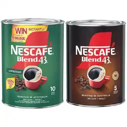 Woolworths Nescafé Blend 43 Coffee offer
