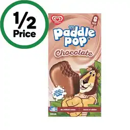 Woolworths Streets Paddle Pop offer