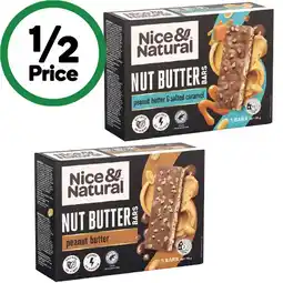 Woolworths Nice & Natural Nut Butter Bars offer