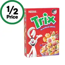 Woolworths Nestlé Trix Cereal offer