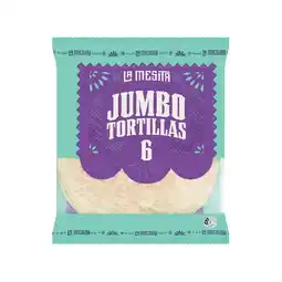 Woolworths La Mesita Jumbo Tortillas offer