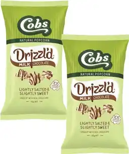 Coles Cobs Drizzl'd Popcorn offer