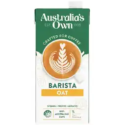 Woolworths Australias Own Barista Milk offer