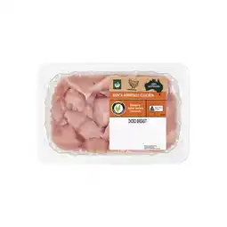 Woolworths Australian fresh rspca approved chicken breast diced offer