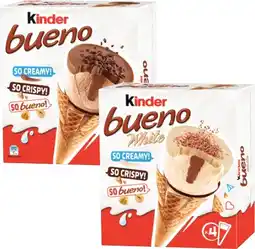 Coles Kinder Bueno Frozen Dessert Cones 248g offer