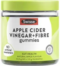Coles Swisse Apple Cider Vinegar + Fibre Gummies offer