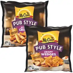 Woolworths McCain Pub Style Chips or Wedges offer