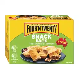 Woolworths Four N Twenty Snack Pack offer
