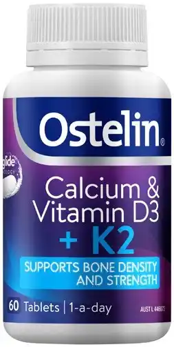 Coles Ostelin Calcium & Vitamin D3 + K2 Tablets offer