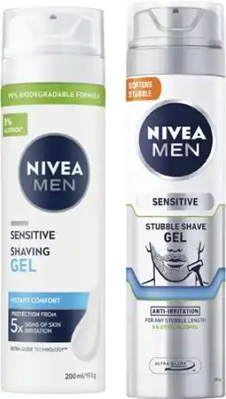 Coles Nivea Men Shaving Gel offer