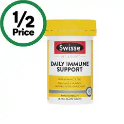 Woolworths Swisse Ultiboost Daily Immune Support Tablets offer