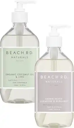 Coles Beach Rd Naturals Hand Wash offer
