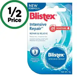 Woolworths Blistex Intensive Repair Lip Balm offer