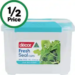 Woolworths Décor Fresh Seal Clips Square offer