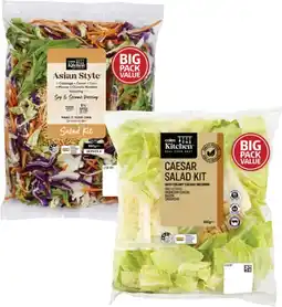 Coles Coles Kitchen Caesar Salad Kit Big Pack Value 500g or Asian Salad Kit Big Pack Value 550g offer