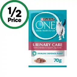 Woolworths Purina One Wet Cat Food offer