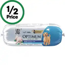 Woolworths Optimum Chilled Dog Food Roll offer
