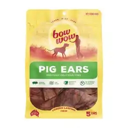 Woolworths Bow Wow Pig Ears Dog Treats offer
