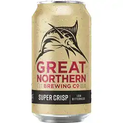 Woolworths Great Northern  Super Crisp  Block Cans  offer