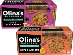 Coles Olina's Artisan Crackers-100g offer