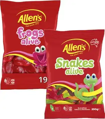 Coles Allen's Lollies-200g offer