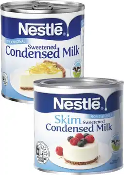 Coles Nestlé Sweetened Condensed Milk-410g offer