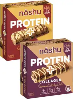 Coles Noshu Protein+ Bars 180g offer