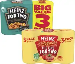 Coles Heinz Baked Beanz or Spaghetti 3 Pack 900g offer