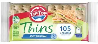 IGA Tip Top Thins Sandwich or Burger 204‑240g Selected Varieties offer