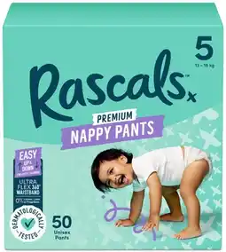 Coles Rascals Premium Jumbo Nappy Pants-56 Pack offer