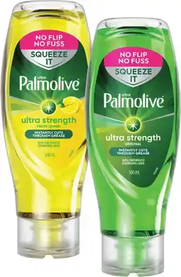 Coles Palmolive Ultra Squeeze It Dishwashing Liquid offer