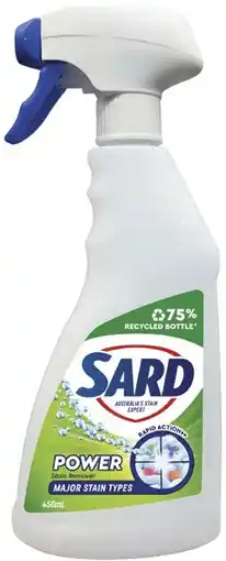 Coles Sard Power Stain Remover Spray-450mL offer