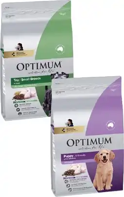 Coles Optimum Dry Dog Food-3kg offer