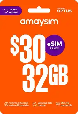 Coles amaysim $30 Starter Pack offer