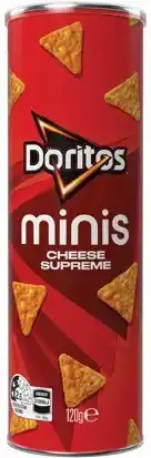 IGA Doritos Cheese Supreme 120g, Tostitos Tortilla Chips 165-175g or Popcorners 130g Selected Varieties offer