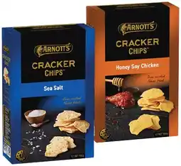 IGA Arnott’s Crackers Chips 150g, Gold Cracker 100g or Flatbread Dippers 130g Selected Varieties offer
